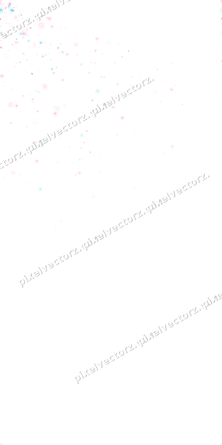 Nahtloser Glitzerfächer aus Herzen und Tropfen auf transparentem Grund