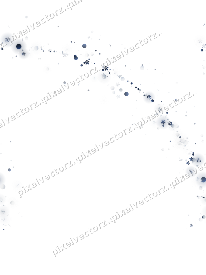Nahtloser Glitzerbogen aus Blüten und Punkten auf transparentem Grund