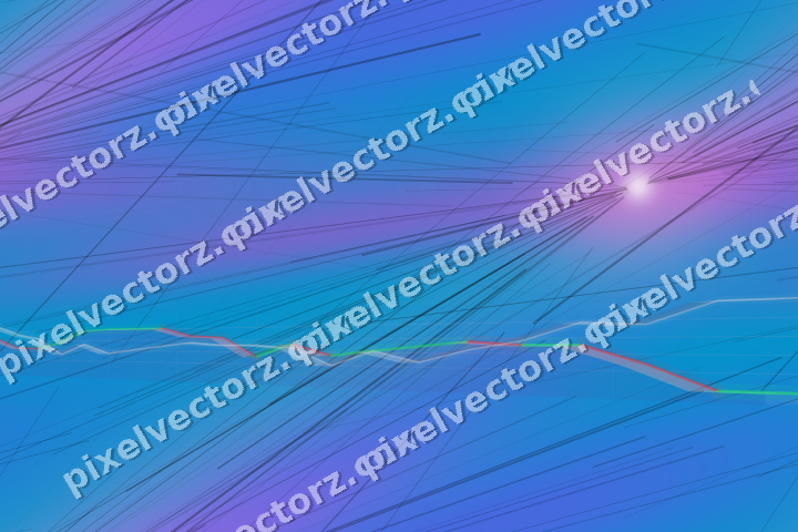 Nahtloser Neon Diagramm Hintergrund in Magenta und Violett