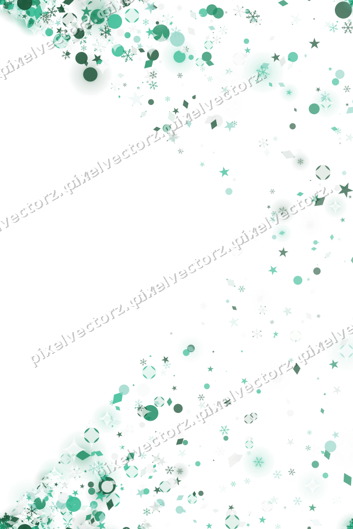 Nahtloser Glitzerfächer auf transparentem Grund