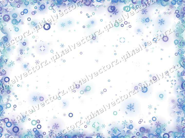 Nahtlose Glitzervignette in Blau und Türkis auf transparentem Grund
