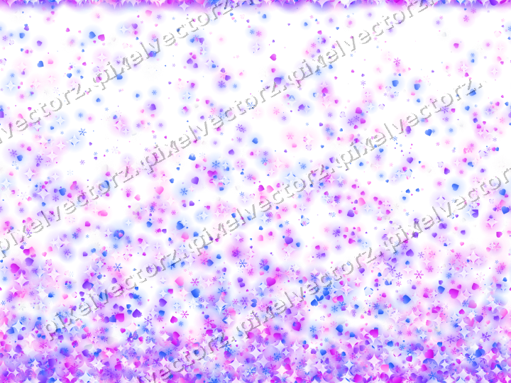 Nahtloser Glitzeraufstieg in Violett und Blau auf transparentem Grund