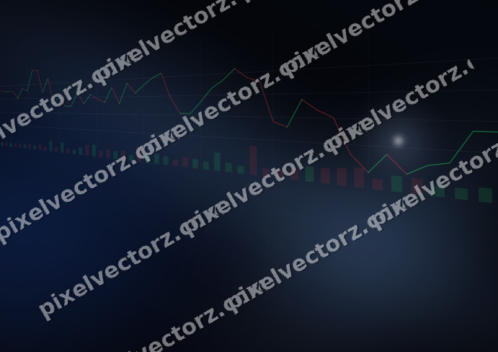 Leuchtender Neon Diagramm Hintergrund in Blau