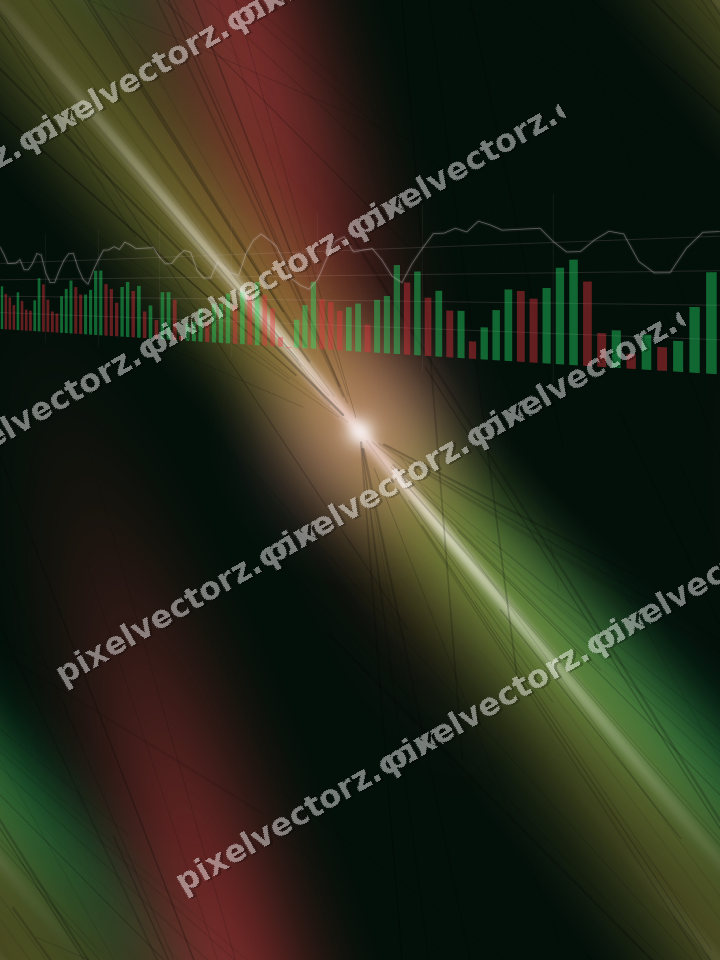 Nahtloser Neon Diagramm Hintergrund in Rot und Orange