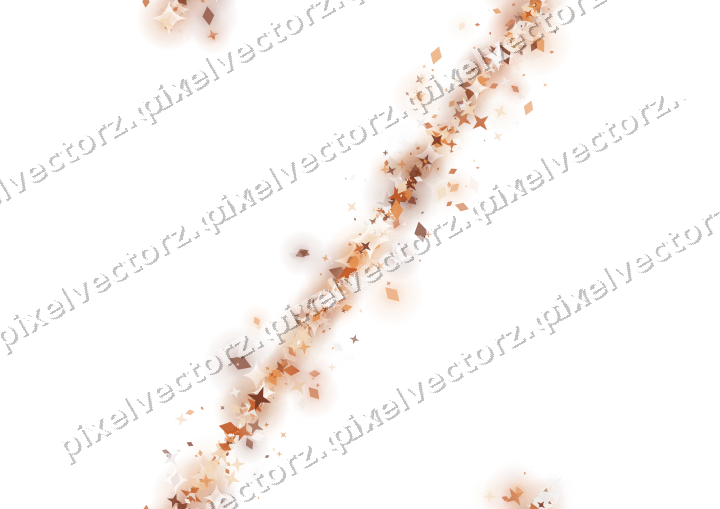 Nahtloses Glitzerband aus Sternen und Rauten auf transparentem Grund