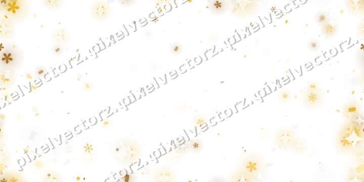 Nahtlose Glitzervignette auf transparentem Grund