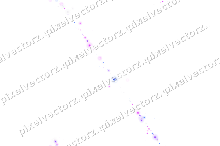Nahtloses Glitzerband aus Sternen und Blüten auf transparentem Grund