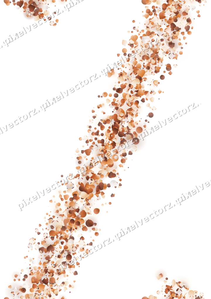 Nahtloses Glitzerband aus Herzen und Punkten auf transparentem Grund