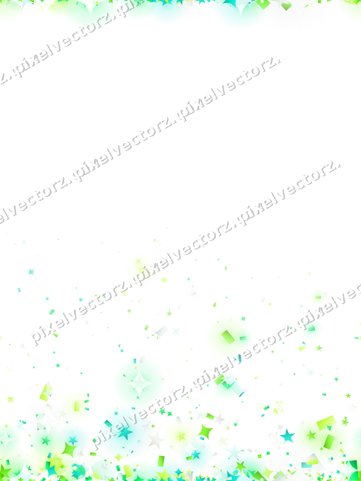 Nahtloser Glitzeraufstieg in Grün und Limette auf transparentem Grund