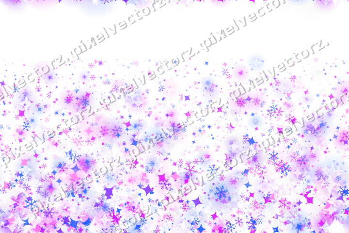 Nahtloser Glitzeraufstieg in Violett und Blau auf transparentem Grund