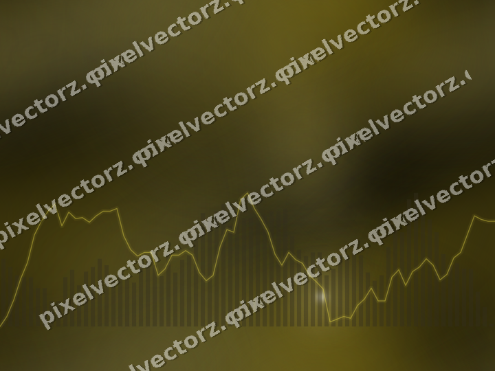 Nahtloser Neon Diagramm Hintergrund in Bernstein und Gelb