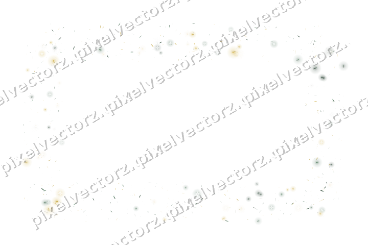 Nahtloser Glitzerrahmen aus Splittern auf transparentem Grund