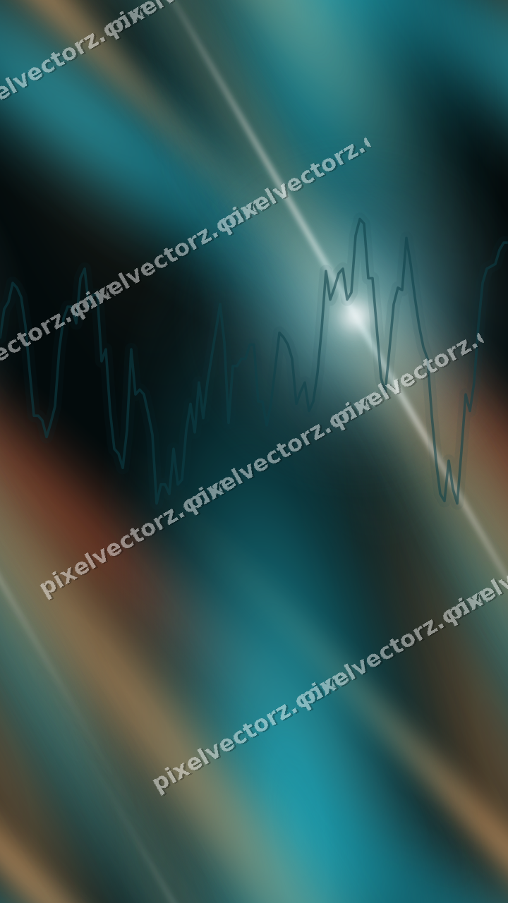 Nahtloser Neon Diagramm Hintergrund in Petrol und Orange