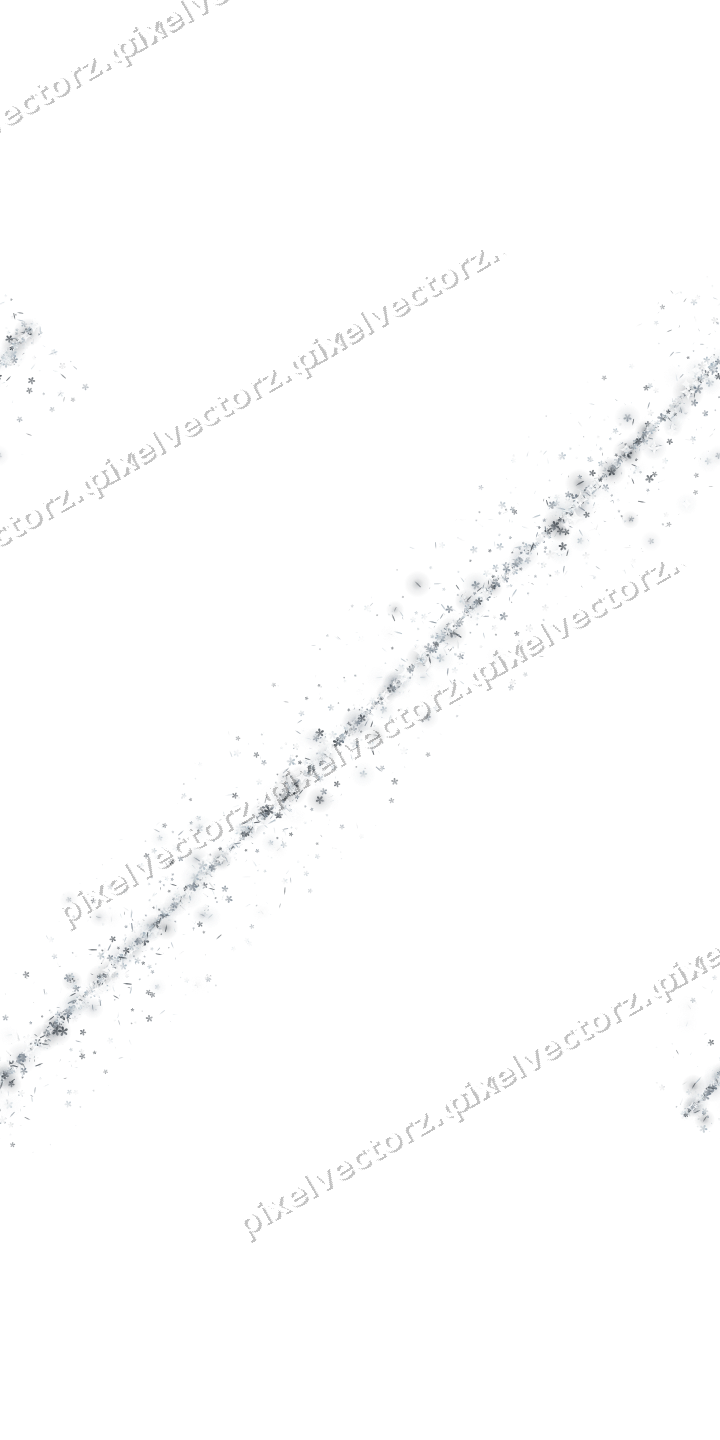 Nahtloses Glitzerband aus Blüten und Splittern auf transparentem Grund