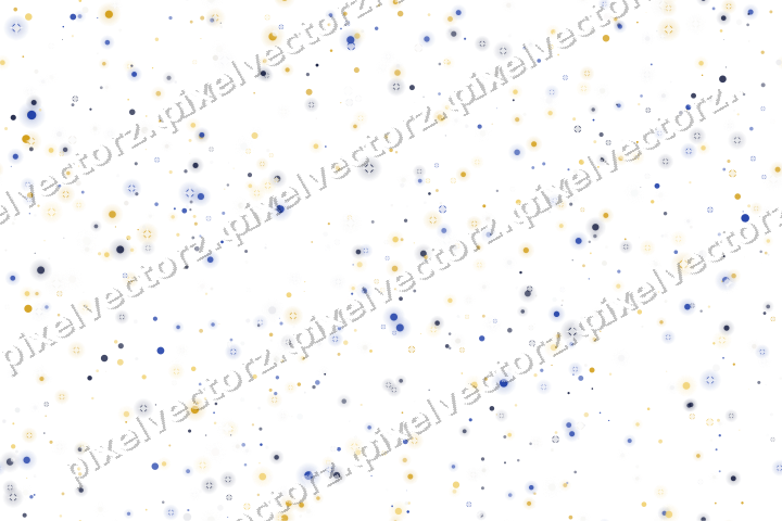 Nahtlose Glitzerstreuung aus Punkten auf transparentem Grund