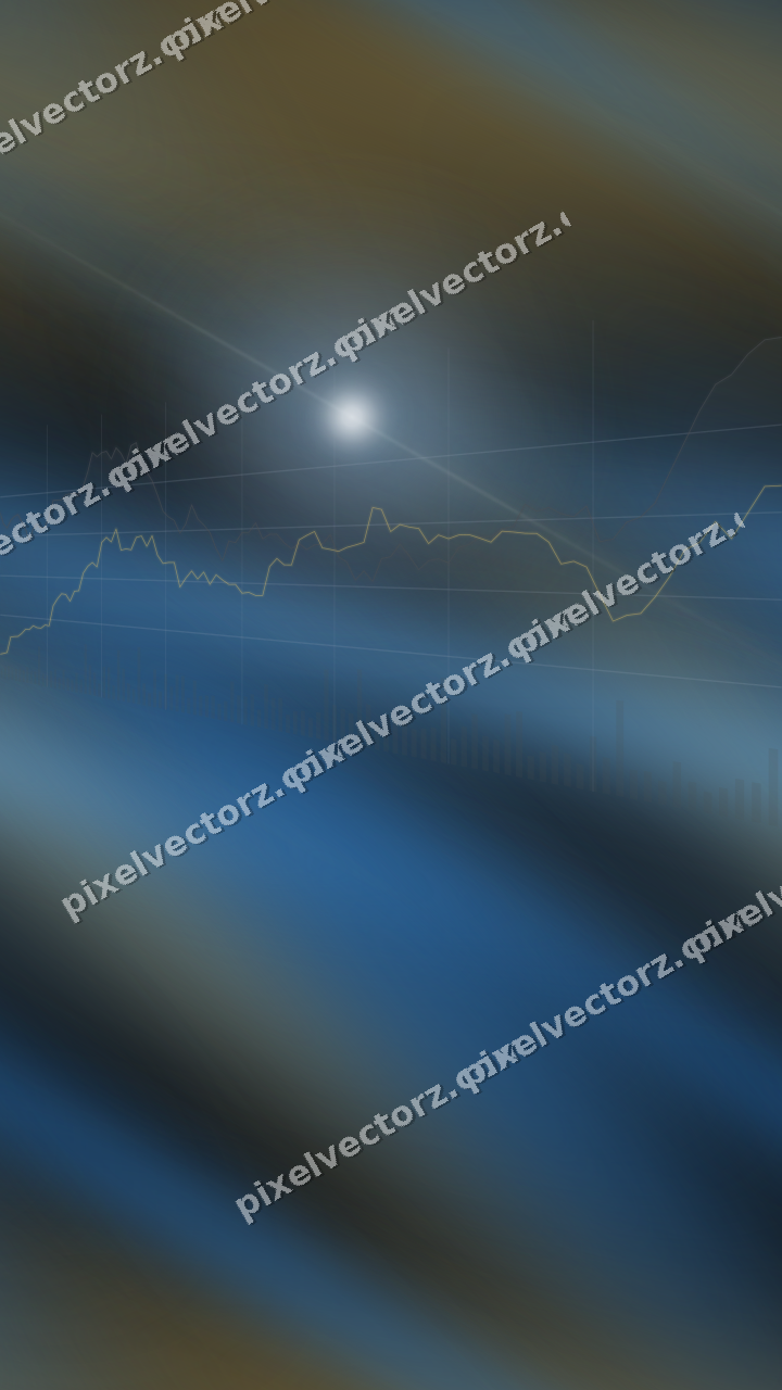 Nahtloser Neon Diagramm Hintergrund in Blau und Bernstein