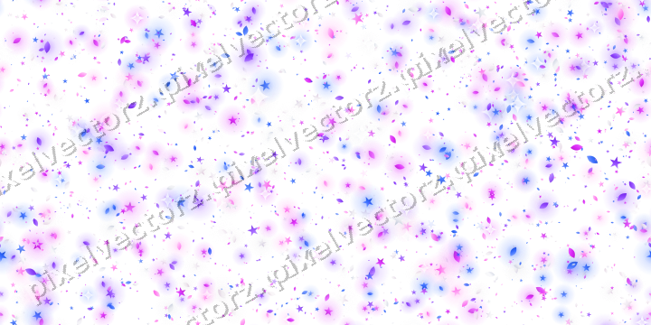 Nahtlose Glitzerstreuung in Violett und Blau auf transparentem Grund