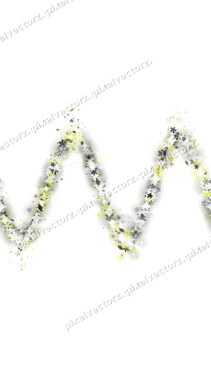 Nahtlose Glitzerwelle in Gelb und Grau auf transparentem Grund
