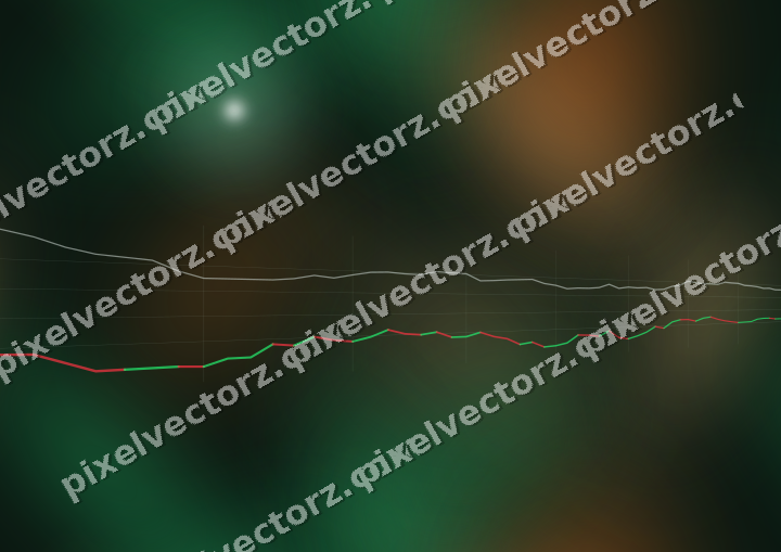 Nahtloser Neon Diagramm Hintergrund in Grün und Orange