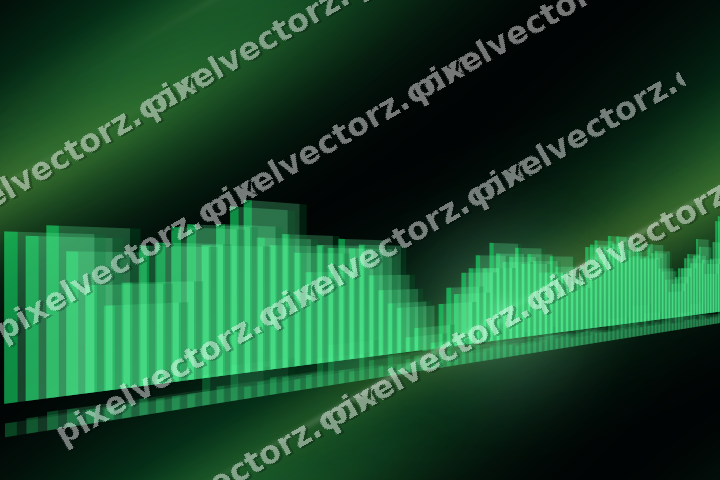 Nahtloser Neon Diagramm Hintergrund in Grün und Limette