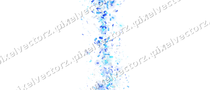 Nahtloses Glitzerband in Türkis und Blau auf transparentem Grund