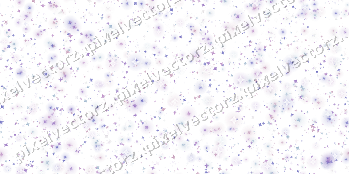 Nahtlose Glitzerstreuung aus Funken in Violett auf transparentem Grund