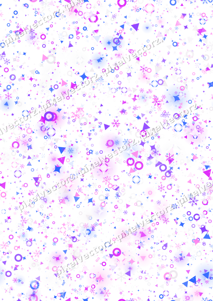 Nahtlose Glitzerstreuung in Violett und Blau auf transparentem Grund
