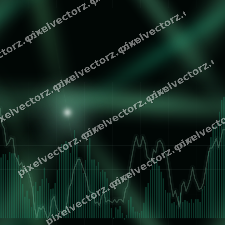 Nahtloser Neon Diagramm Hintergrund in Grün und Petrol