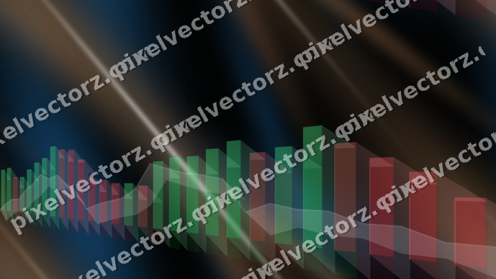 Nahtloser Neon Diagramm Hintergrund in Blau und Orange