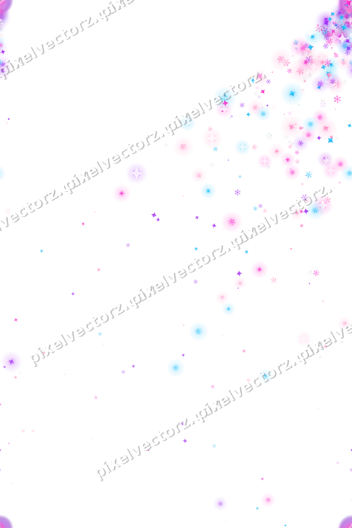 Nahtloser Glitzerfächer in Magenta und Violett auf transparentem Grund