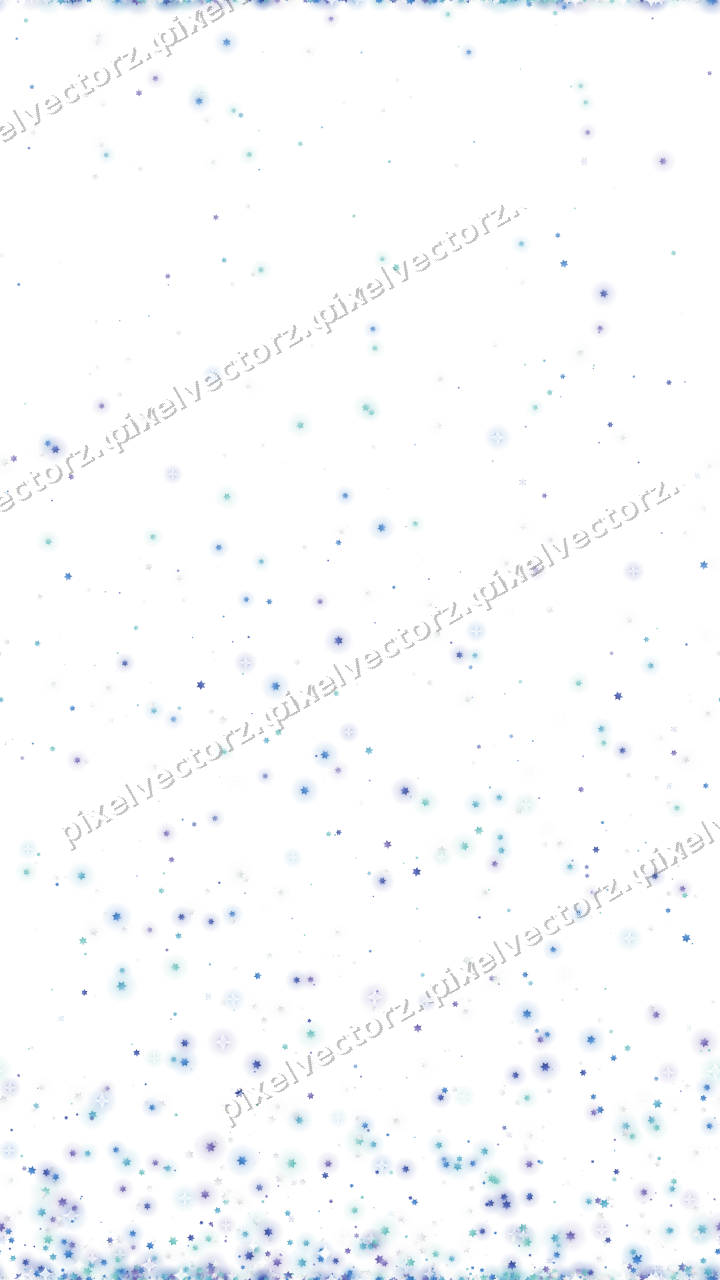 Nahtloser Glitzeraufstieg aus Sternen in Blau auf transparentem Grund