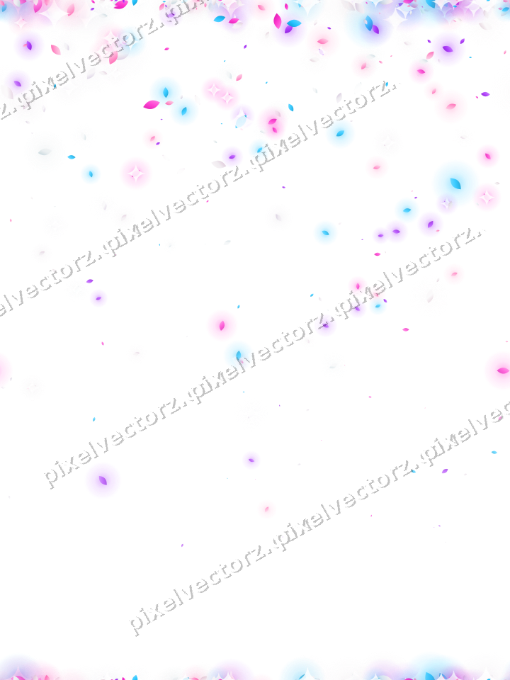 Nahtloser Glitzerregen aus Tropfen in Magenta auf transparentem Grund