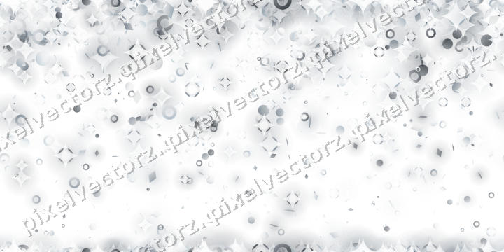 Nahtloser Glitzerregen aus Punkten und Ringen auf transparentem Grund