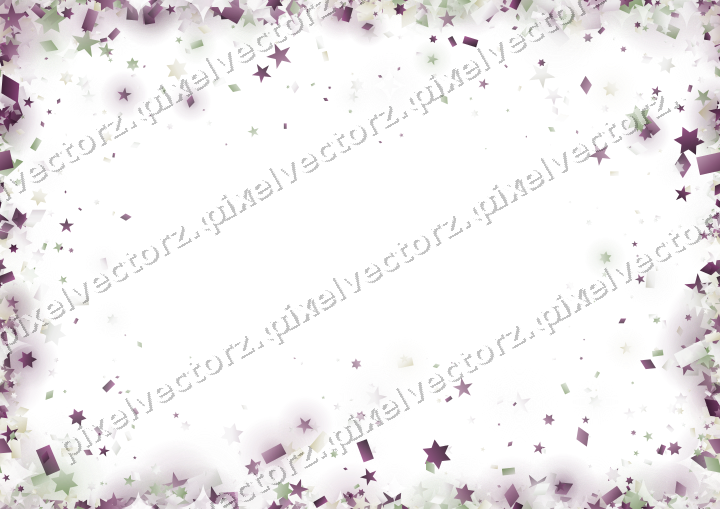 Nahtlose Glitzervignette in Dunkelmagenta auf transparentem Grund