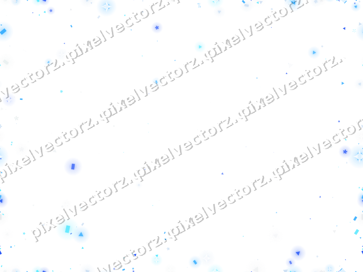 Nahtlose Glitzervignette in Türkis und Blau auf transparentem Grund