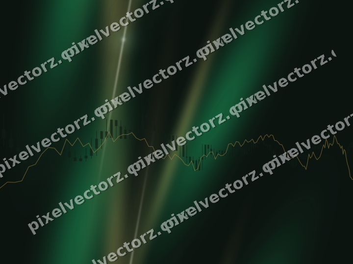 Nahtloser Neon Diagramm Hintergrund in Grün und Bernstein