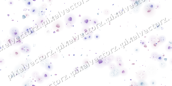 Nahtloser Glitzerkranz aus Herzen und Tropfen auf transparentem Grund