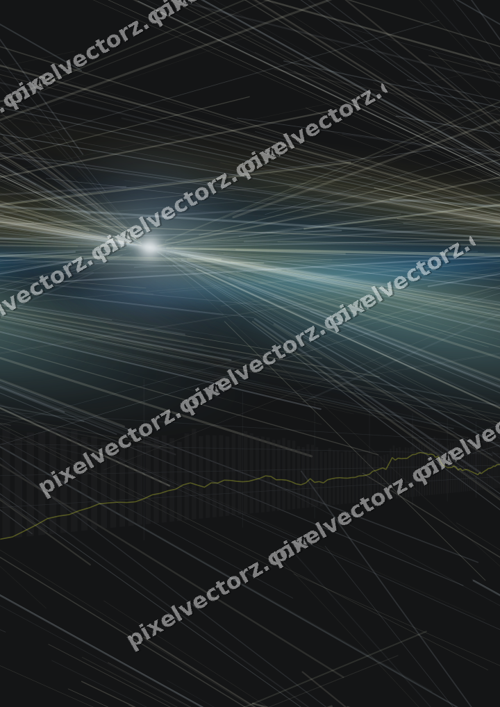 Nahtloser Neon Diagramm Hintergrund in Blau und Gelb