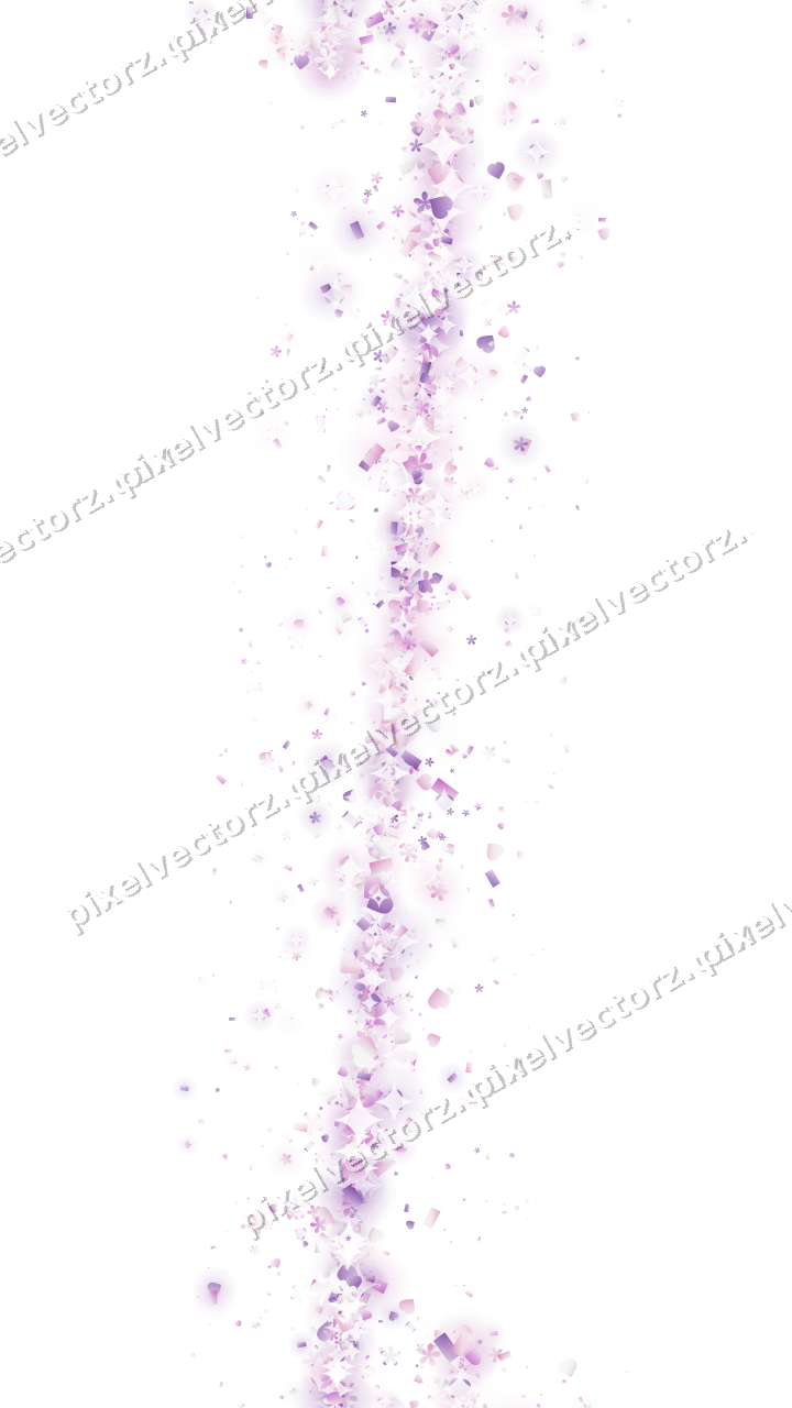 Nahtloses Glitzerband aus Herzen und Blüten auf transparentem Grund
