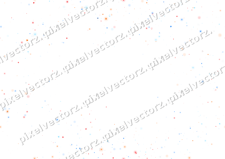 Nahtloser Glitzerkranz aus Funken und Herzen auf transparentem Grund