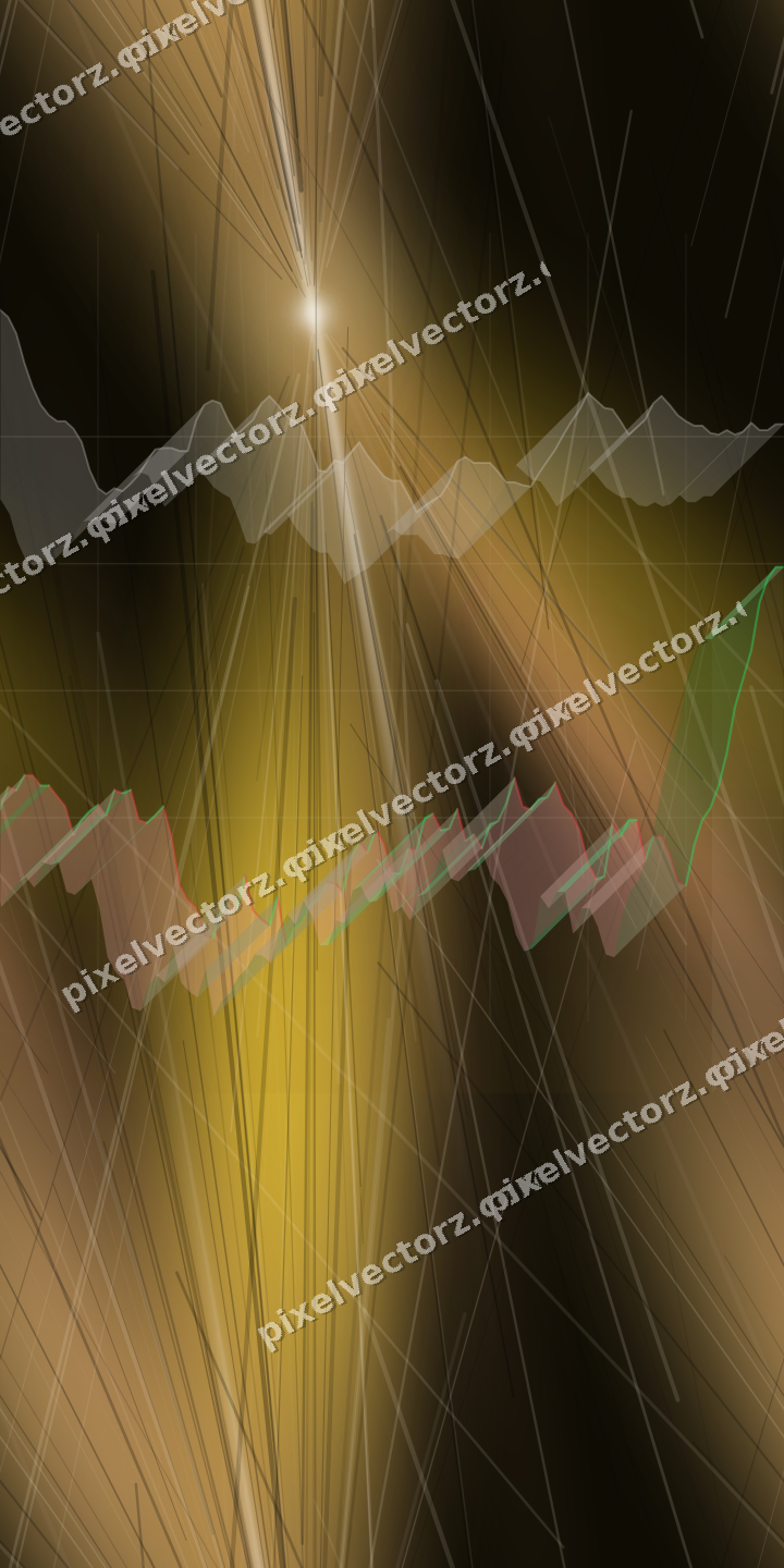 Nahtloser Neon Diagramm Hintergrund in Bernstein und Orange