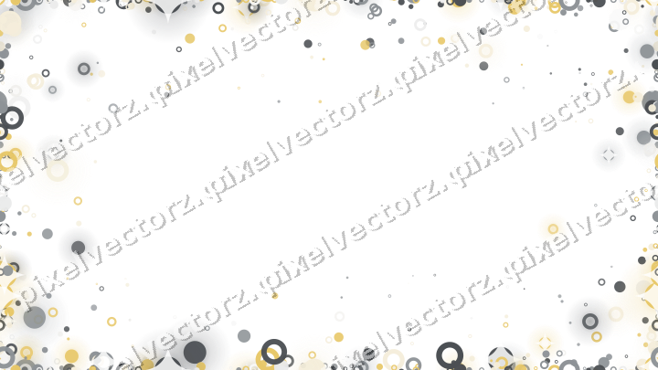 Nahtlose Glitzervignette in Bernstein und Grau auf transparentem Grund