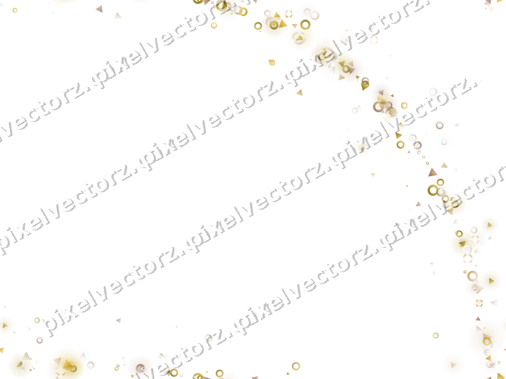Nahtloser Glitzerbogen in Bernstein auf transparentem Grund