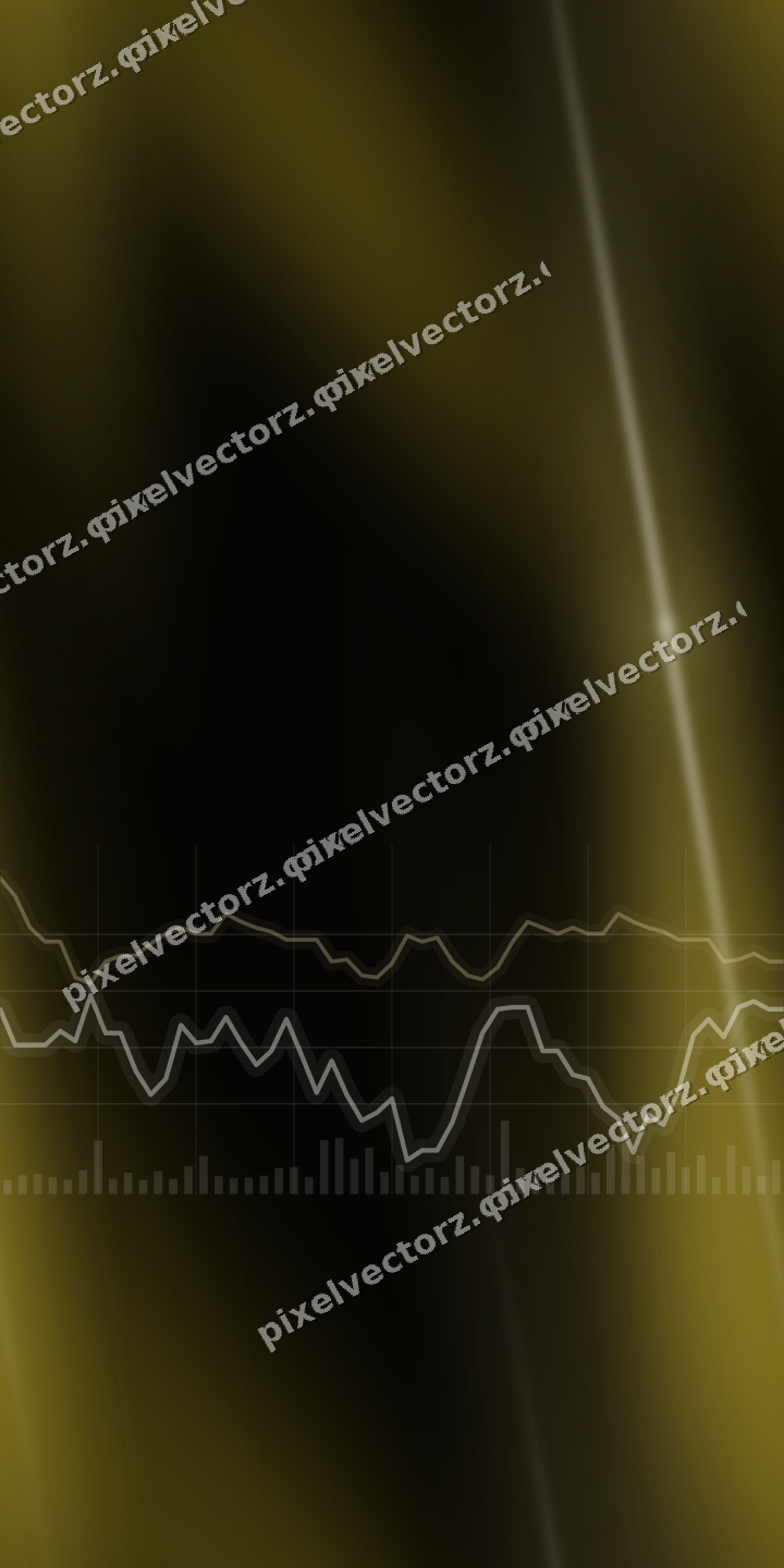 Nahtloser Neon Diagramm Hintergrund in Bernstein und Gelb