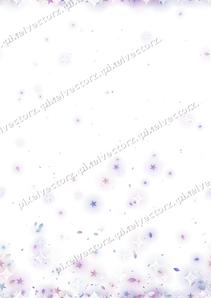 Nahtloser Glitzeraufstieg in Violett und Blau auf transparentem Grund