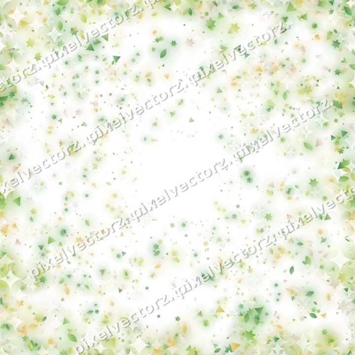 Nahtlose Glitzervignette in Limette und Gelb auf transparentem Grund