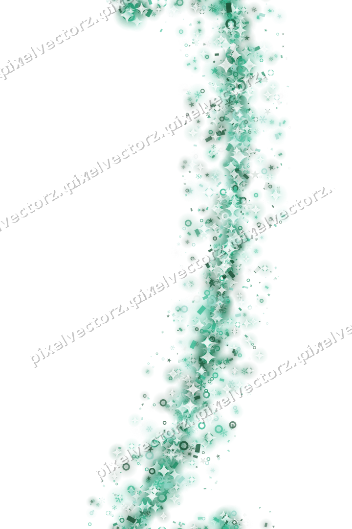 Nahtloser Glitzerbogen auf transparentem Grund