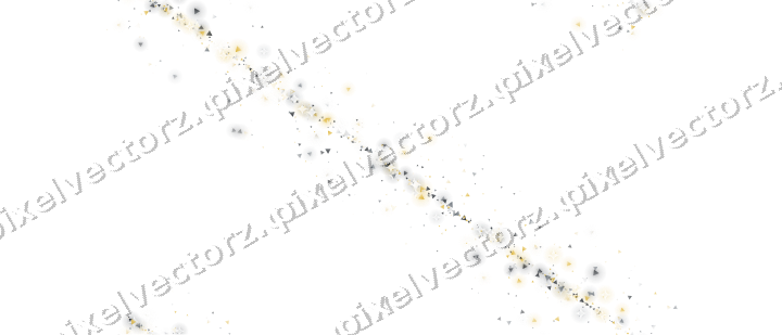 Nahtloses Glitzerband aus Dreiecken auf transparentem Grund
