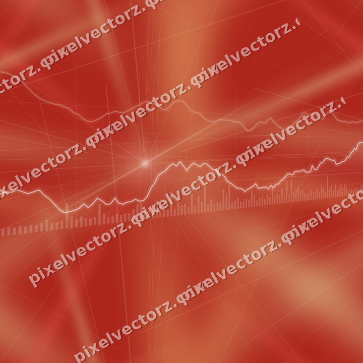 Nahtloser Neon Diagramm Hintergrund in Rot und Orange