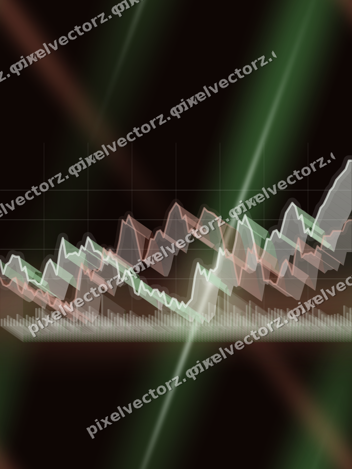 Nahtloser Neon Diagramm Hintergrund in Rot und Orange